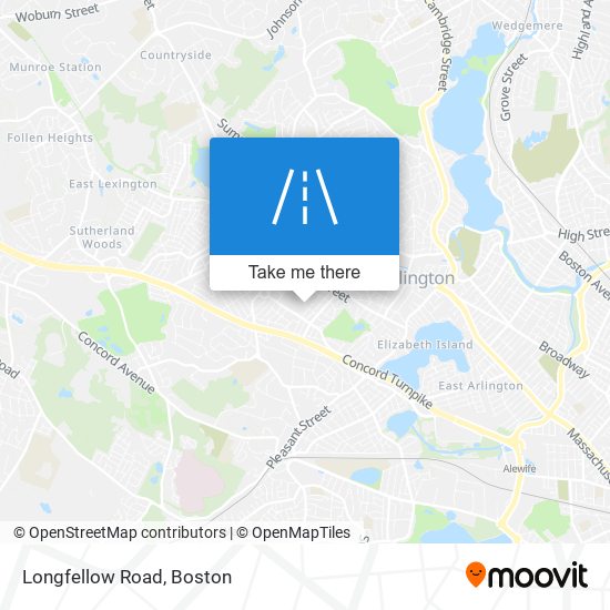 Mapa de Longfellow Road