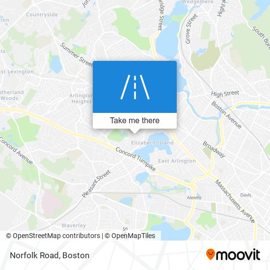 Mapa de Norfolk Road