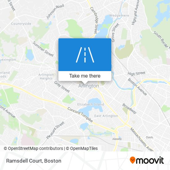 Ramsdell Court map