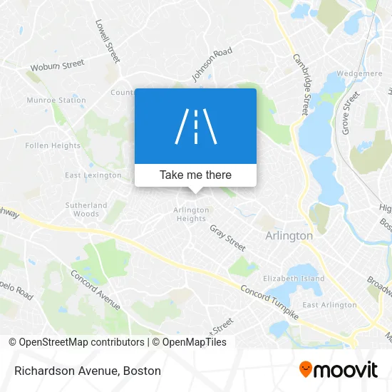 Richardson Avenue map