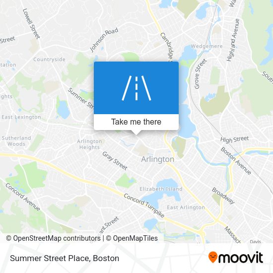 Mapa de Summer Street Place