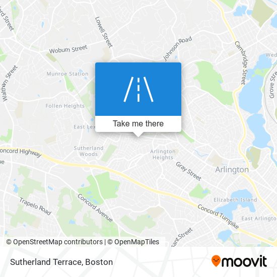 Mapa de Sutherland Terrace