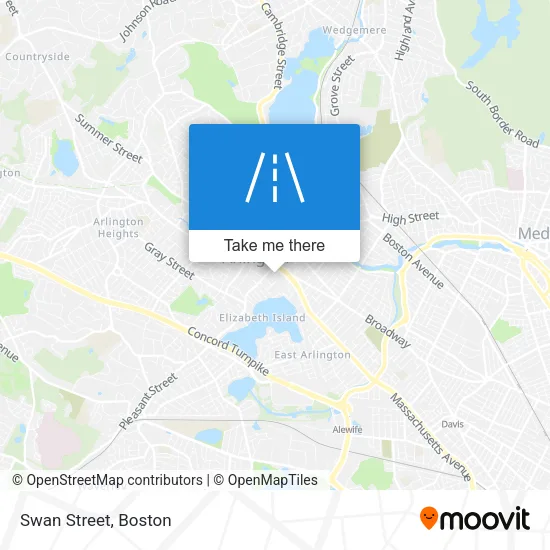Swan Street map