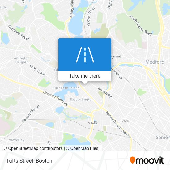 Mapa de Tufts Street