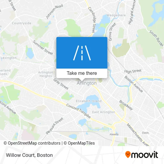 Willow Court map