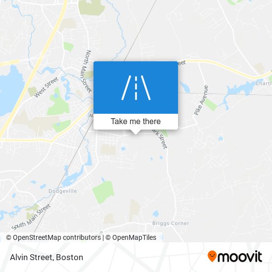 Alvin Street map