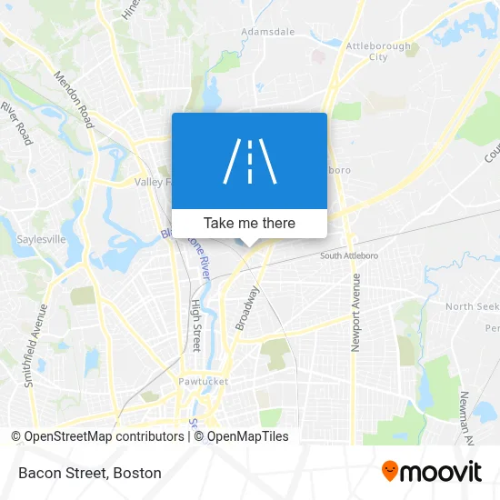 Bacon Street map