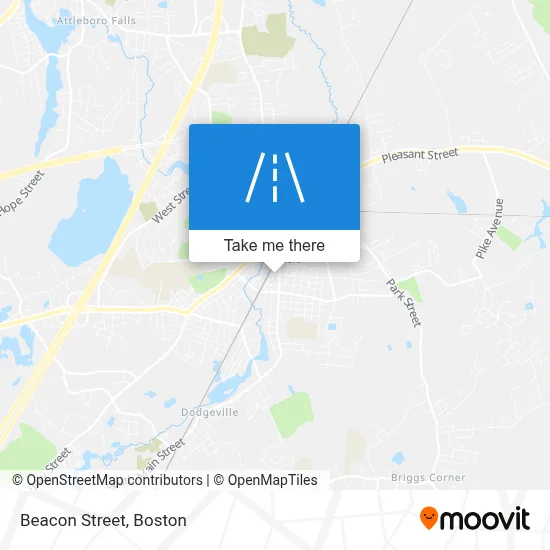 Beacon Street map