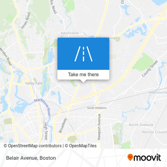 Mapa de Belair Avenue