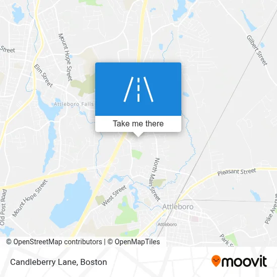 Candleberry Lane map