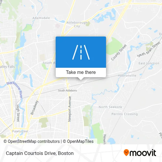 Captain Courtois Drive map