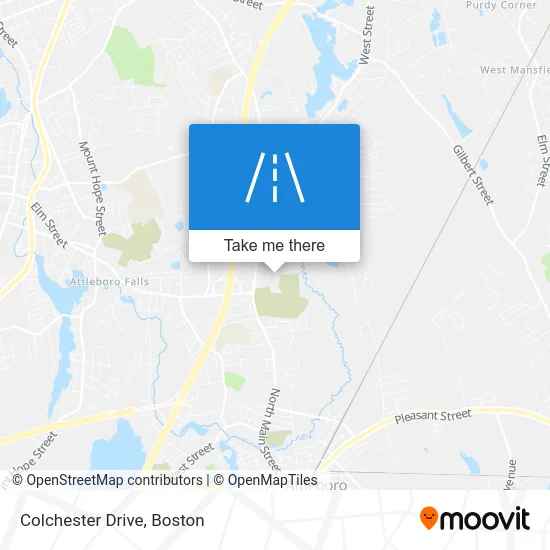 Colchester Drive map