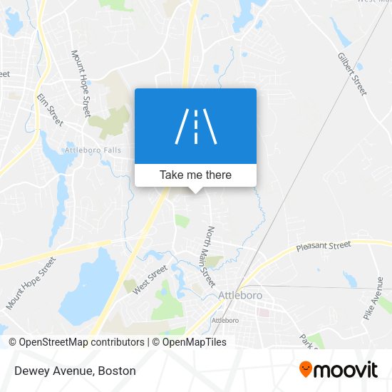 Mapa de Dewey Avenue