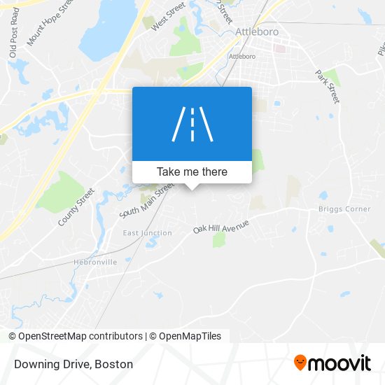 Downing Drive map