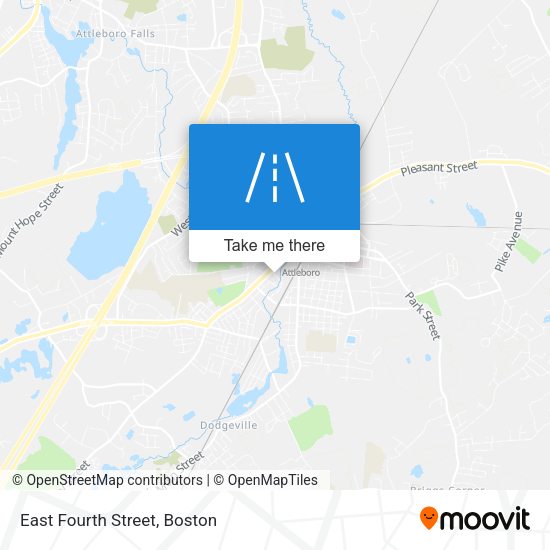 Mapa de East Fourth Street