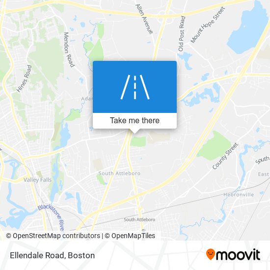 Mapa de Ellendale Road