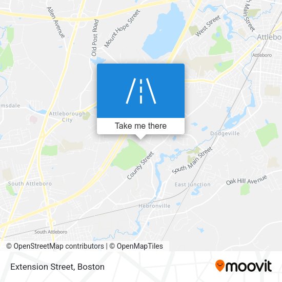 Mapa de Extension Street