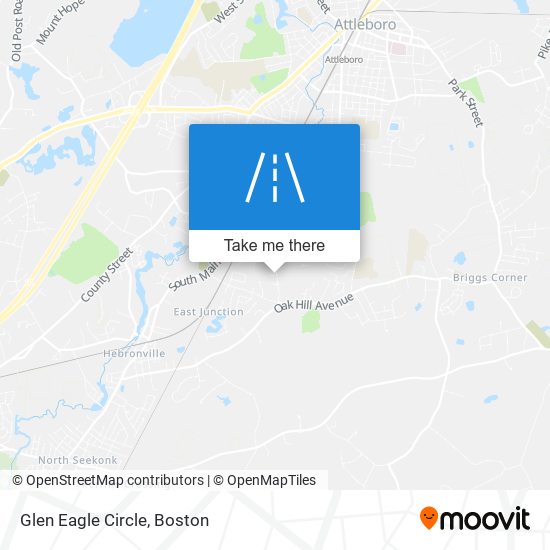 Glen Eagle Circle map