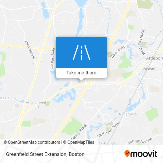 Greenfield Street Extension map
