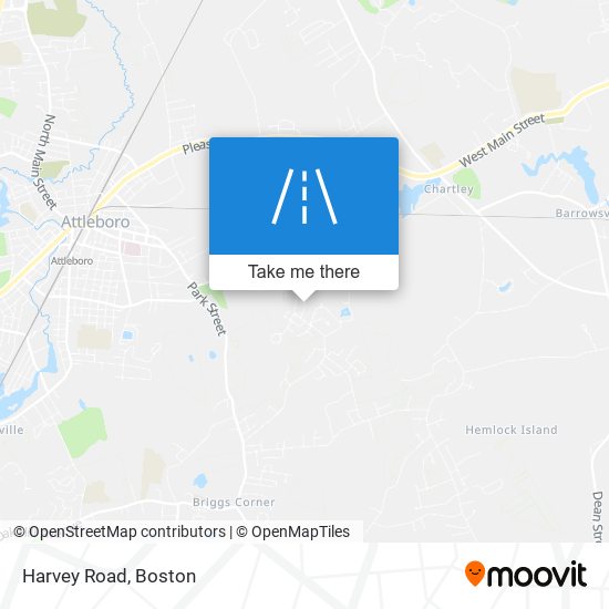 Harvey Road map