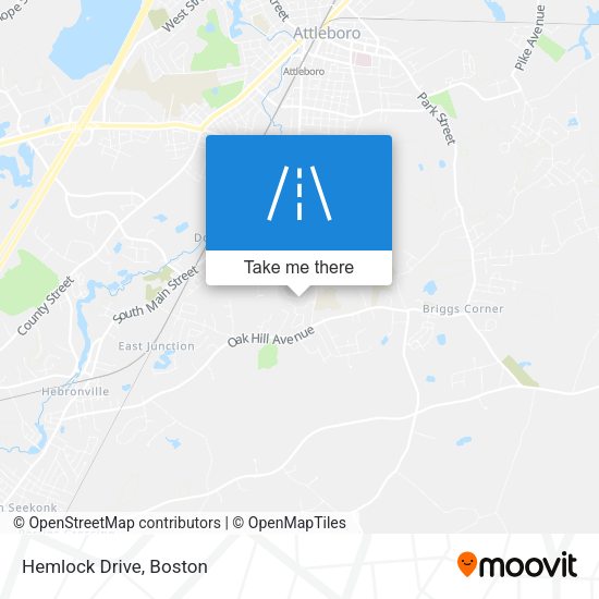 Hemlock Drive map