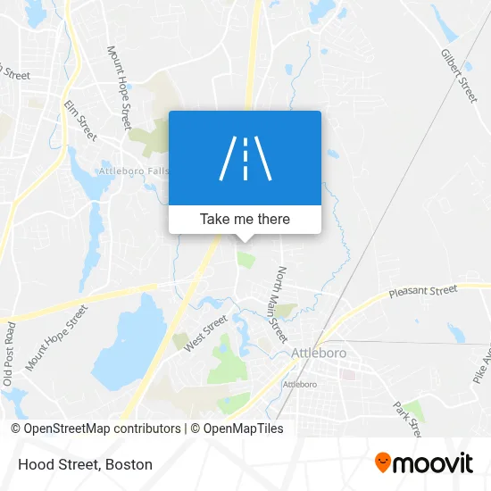 Hood Street map
