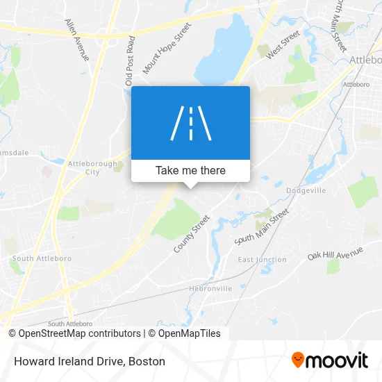 Howard Ireland Drive map