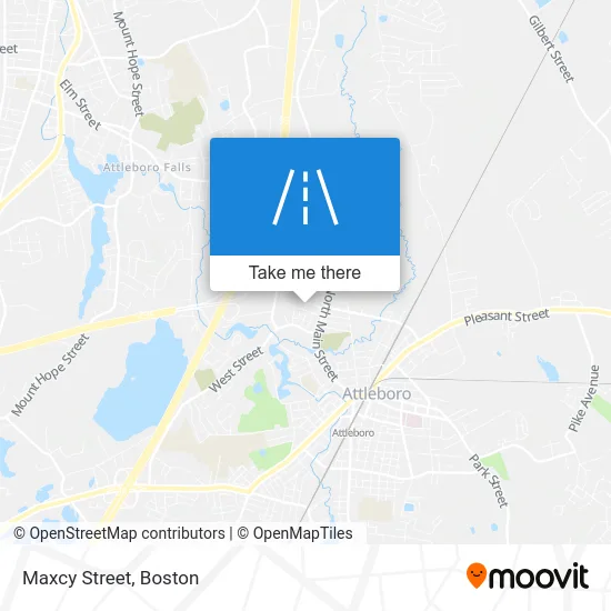Maxcy Street map