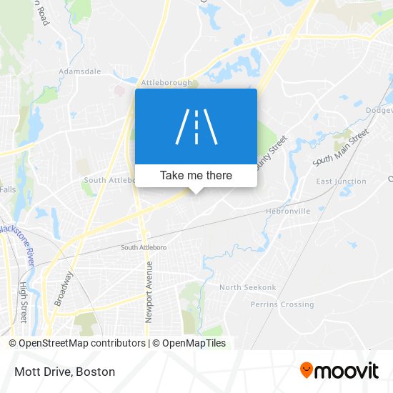 Mott Drive map