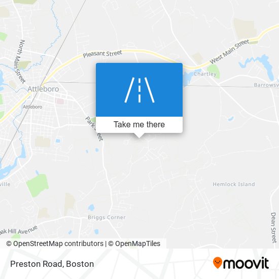 Preston Road map