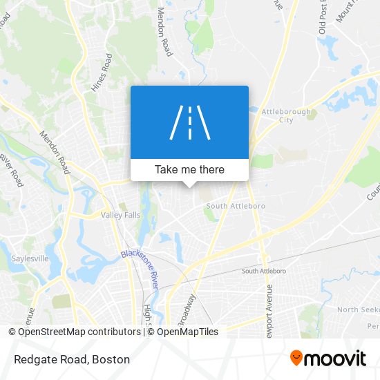 Mapa de Redgate Road
