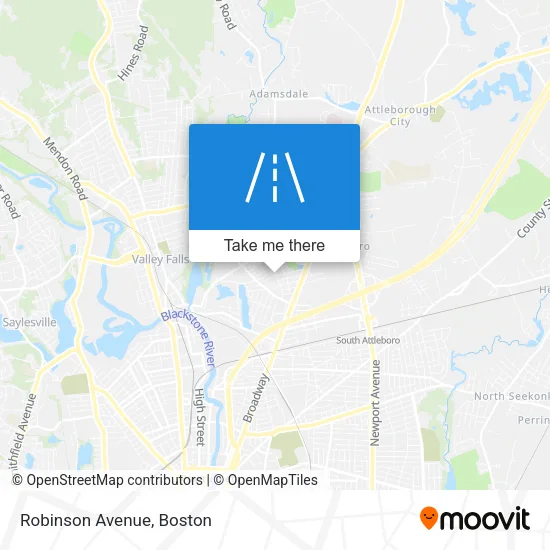 Robinson Avenue map