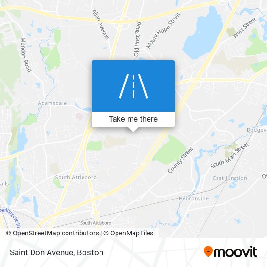 Saint Don Avenue map