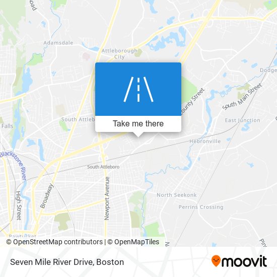 Seven Mile River Drive map