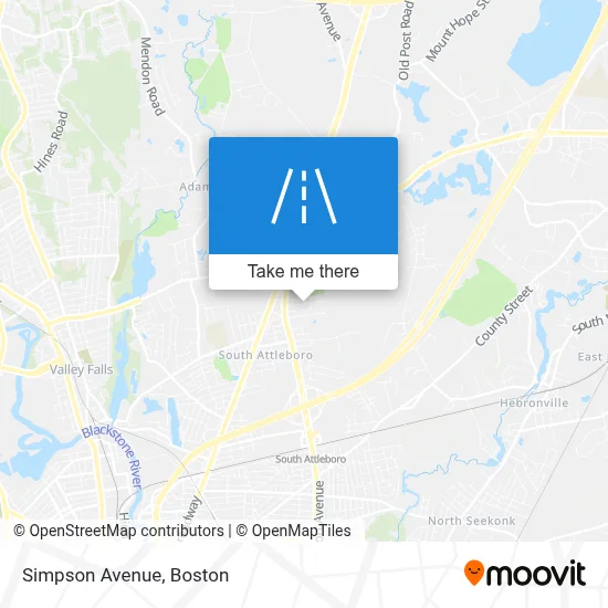 Simpson Avenue map