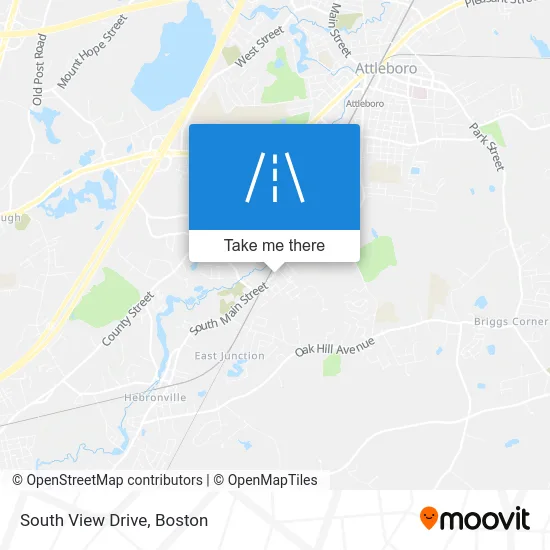 South View Drive map