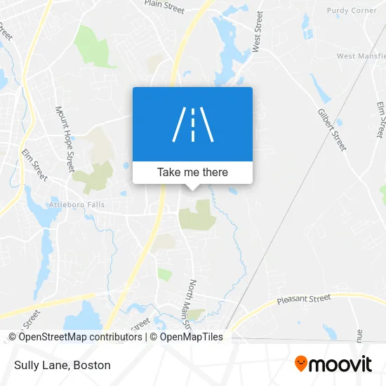 Sully Lane map