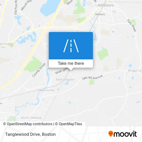 Tanglewood Drive map