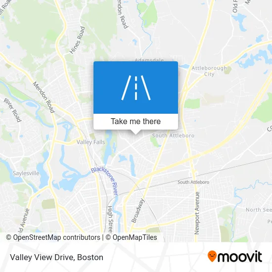 Valley View Drive map