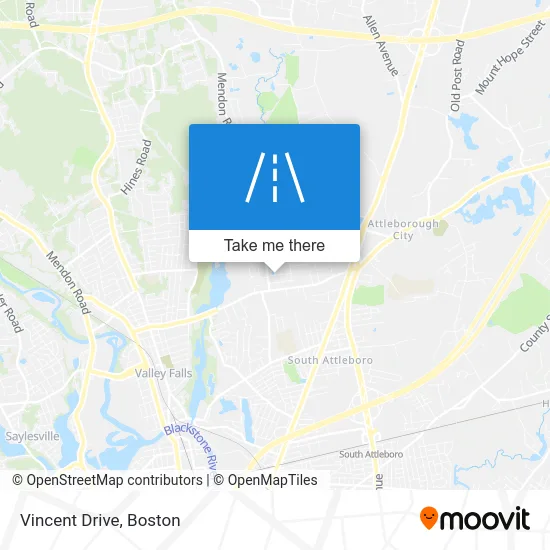 Vincent Drive map