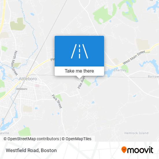 Westfield Road map