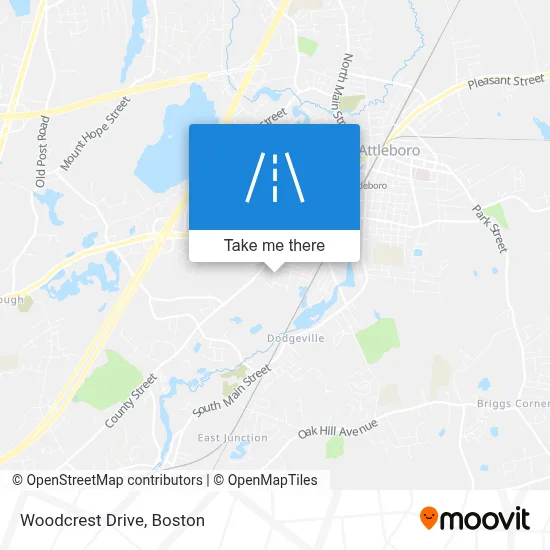 Woodcrest Drive map