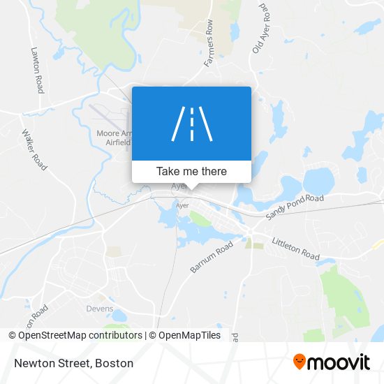 Newton Street map