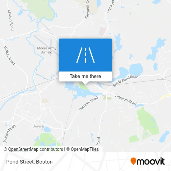 Pond Street map