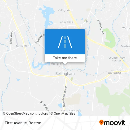 First Avenue map