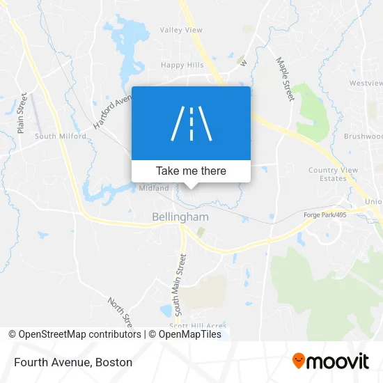Fourth Avenue map