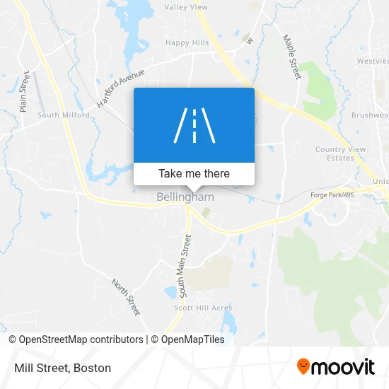 Mill Street map