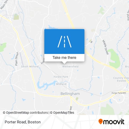 Mapa de Porter Road