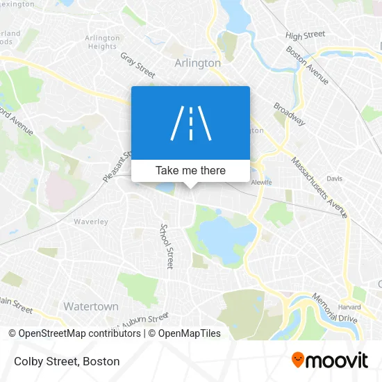 Colby Street map