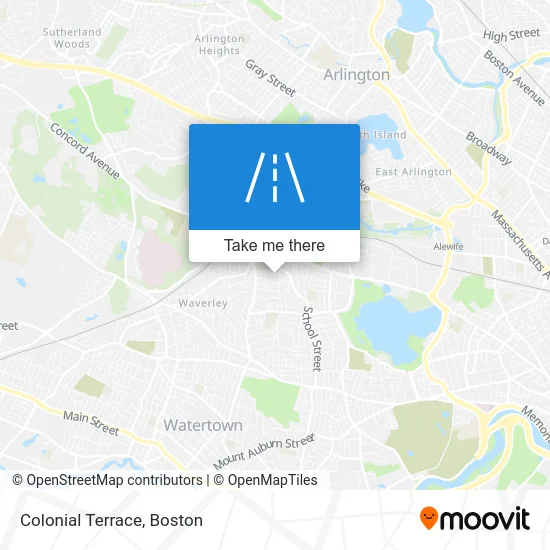 Colonial Terrace map